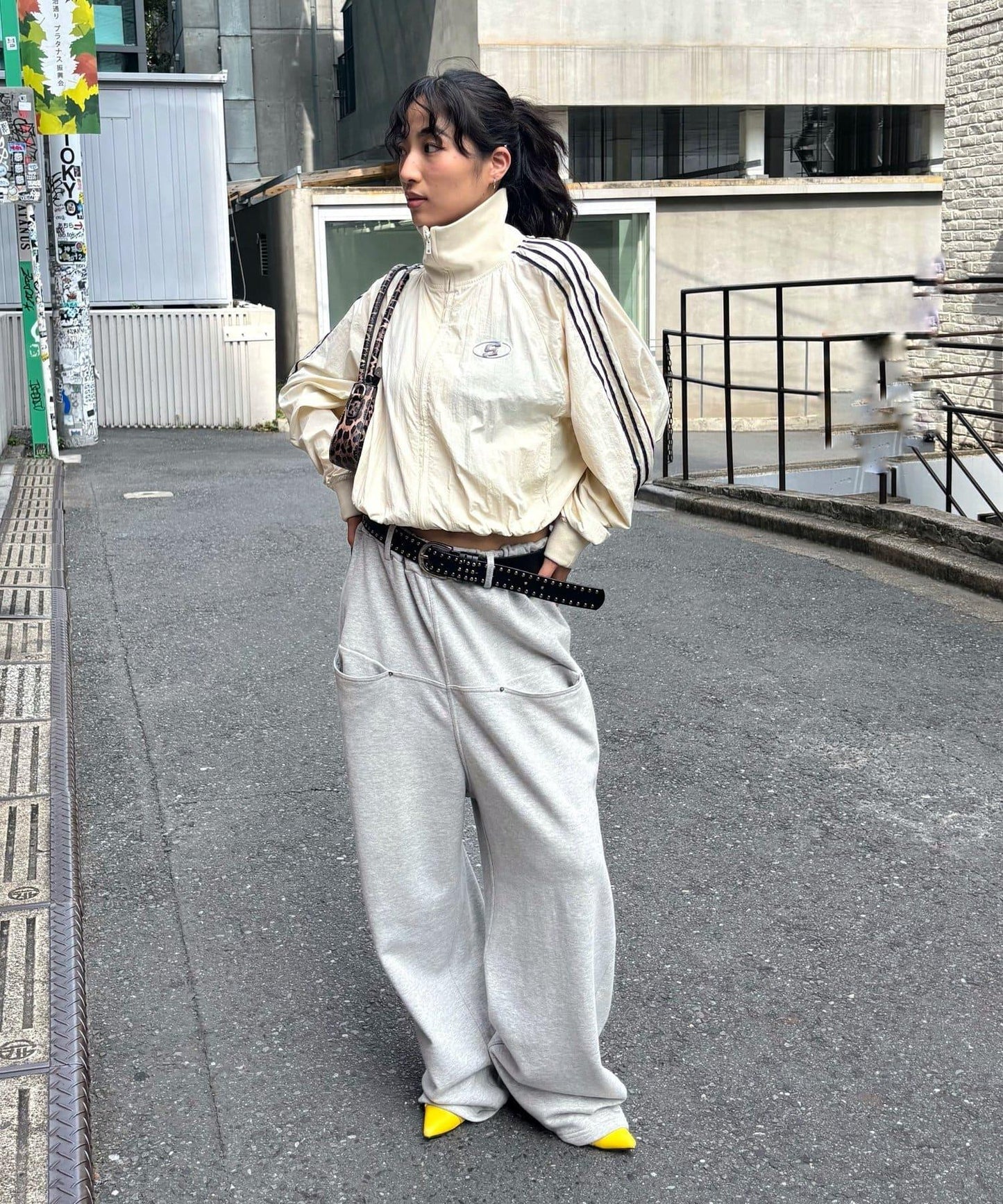 S標誌尼龍運動夾克