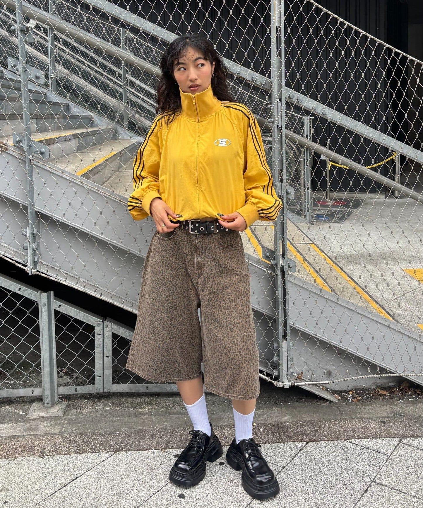 S標誌尼龍運動夾克