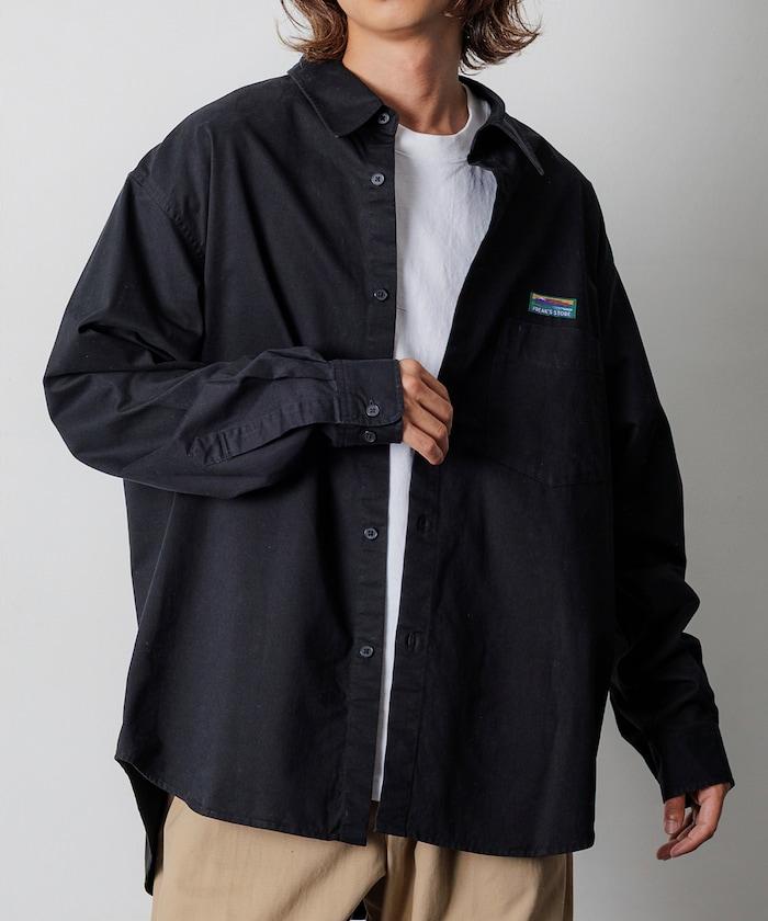 寬鬆版型水洗常規領襯衫