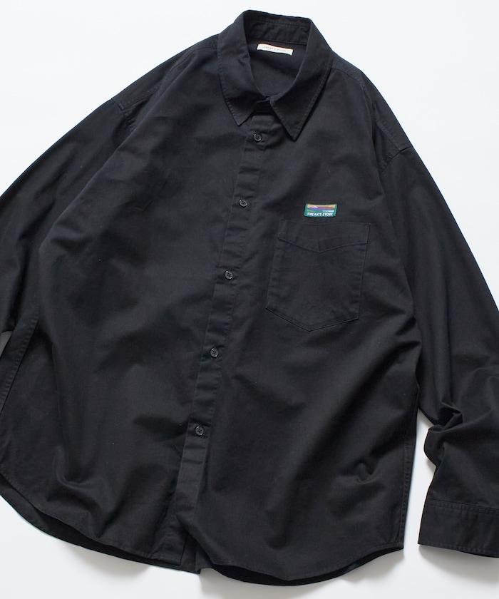 寬鬆版型水洗常規領襯衫