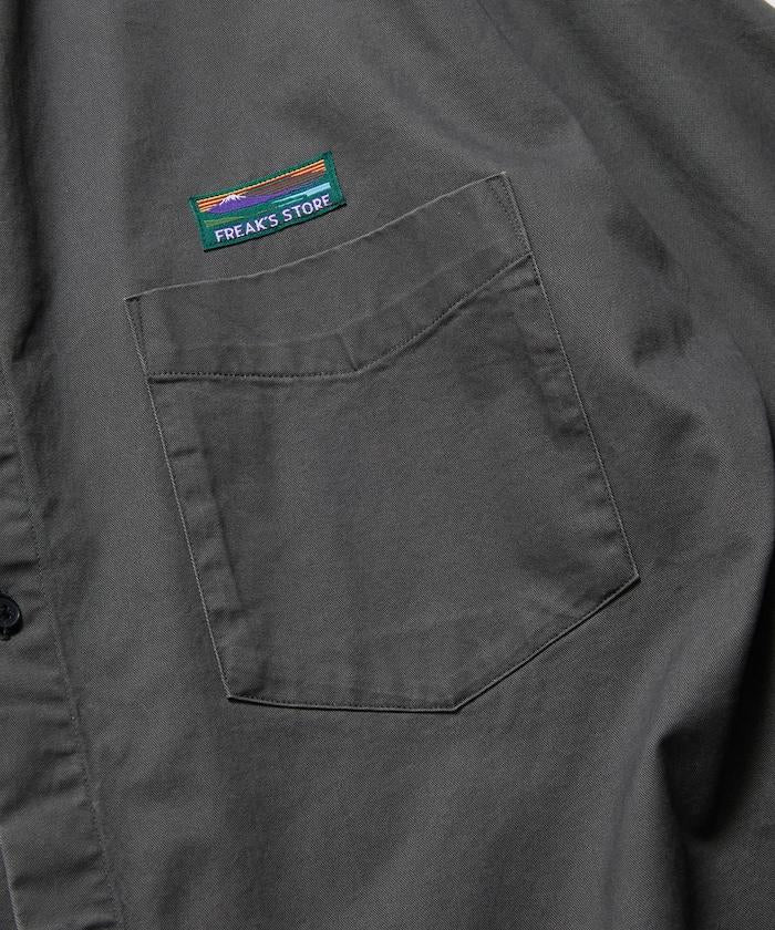 寬鬆版型水洗常規領襯衫