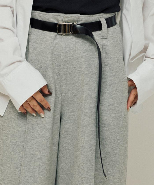 皮革扣帶腰帶 / 牛皮 / 意大利皮革