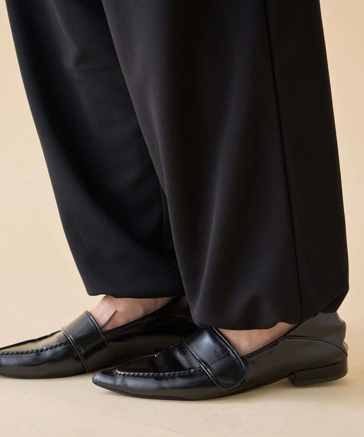 【nane】針織休閒寬鬆長褲