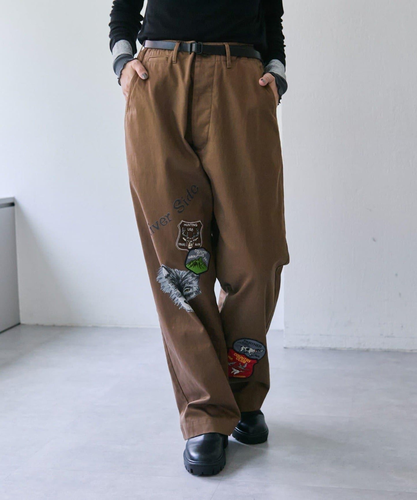 【Work of art Kendai×SUM1 STYLE】特別徽章裝飾褲