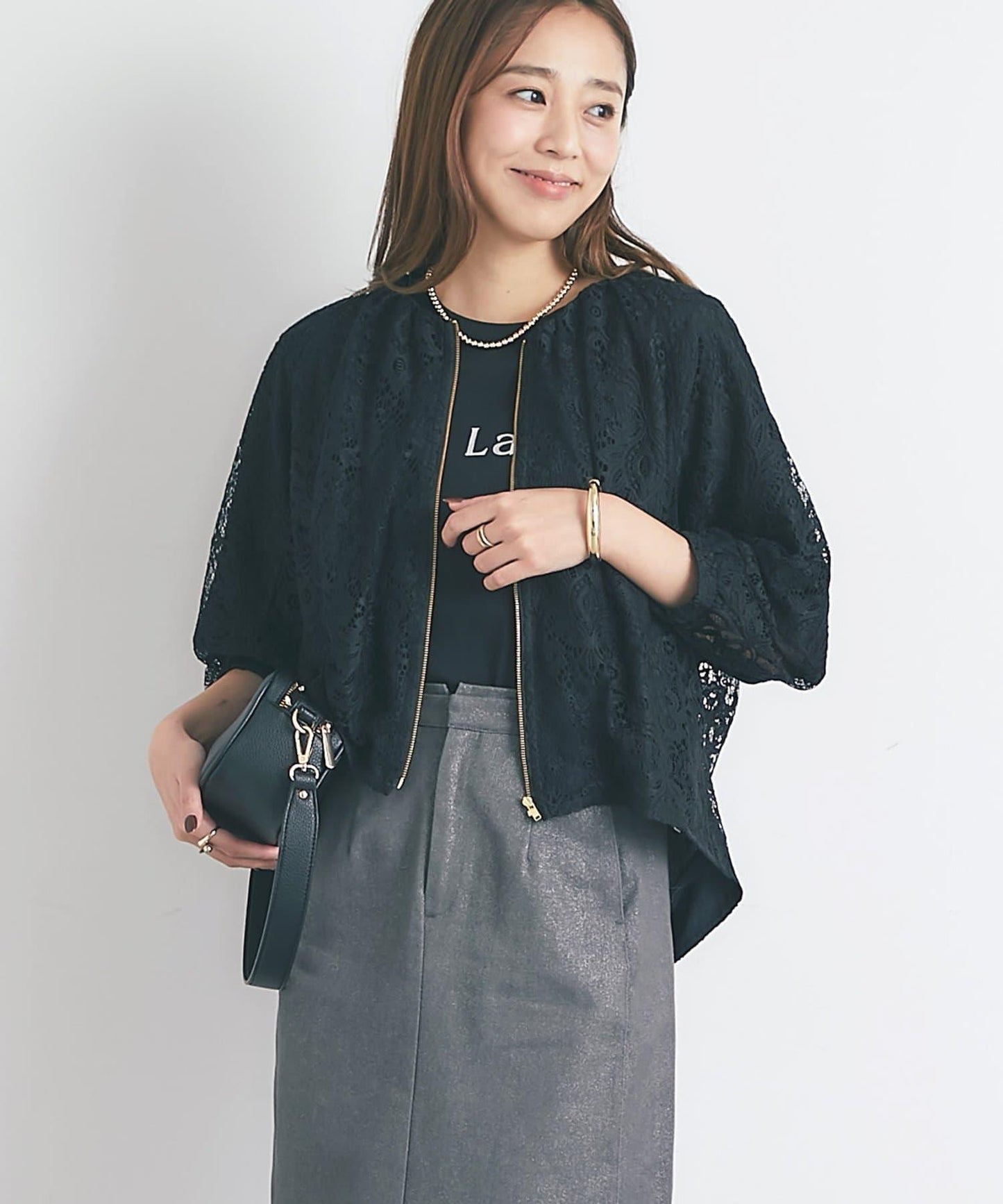 大人感蕾絲夾克