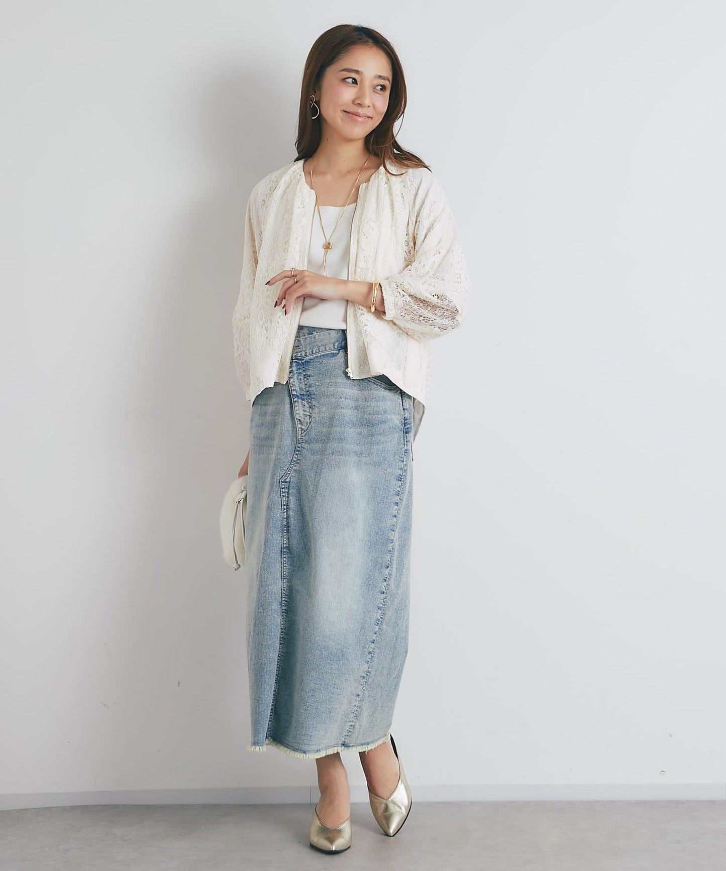 大人感蕾絲夾克