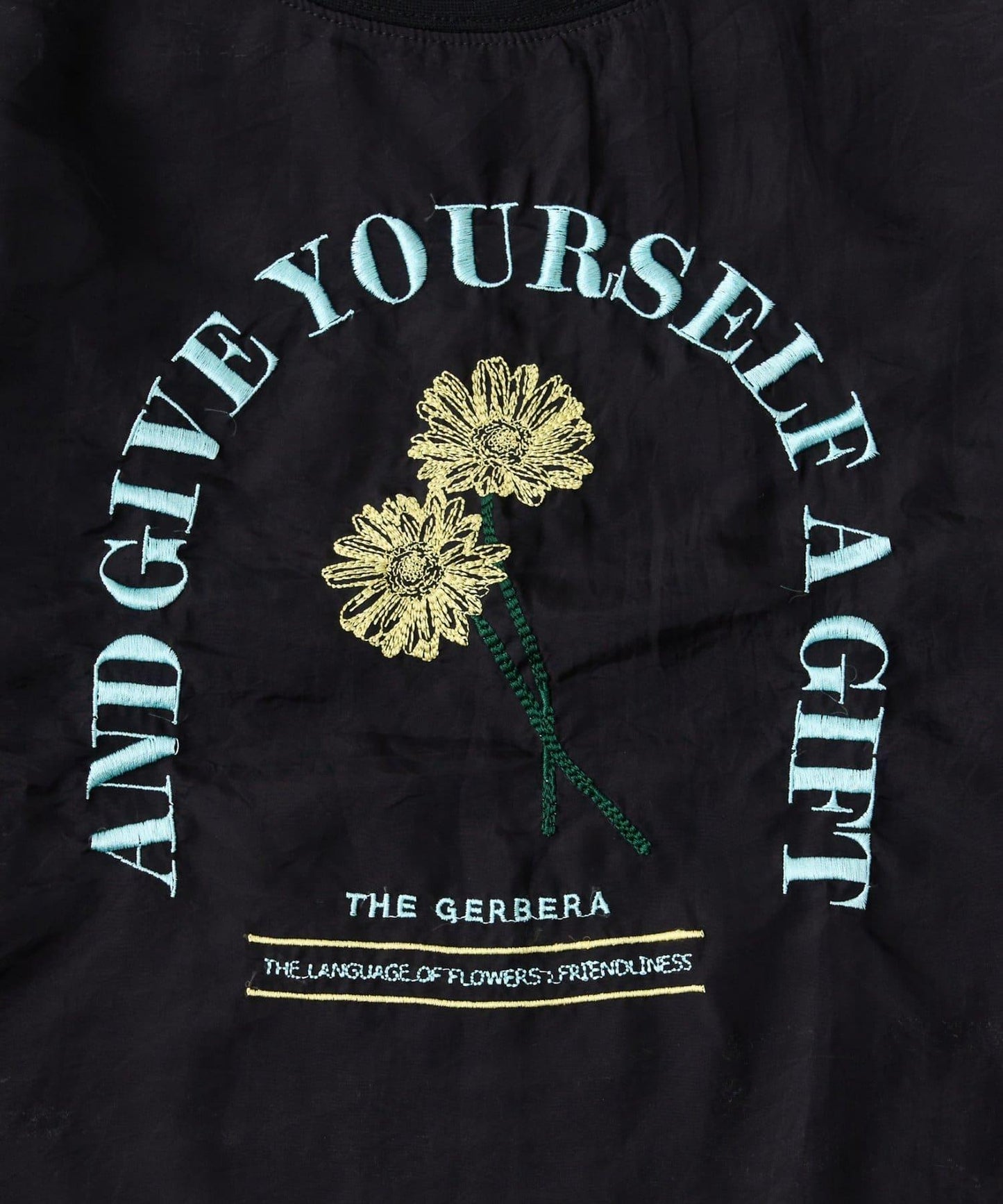 【KIDS】刺繡歐根紗疊層長袖T恤