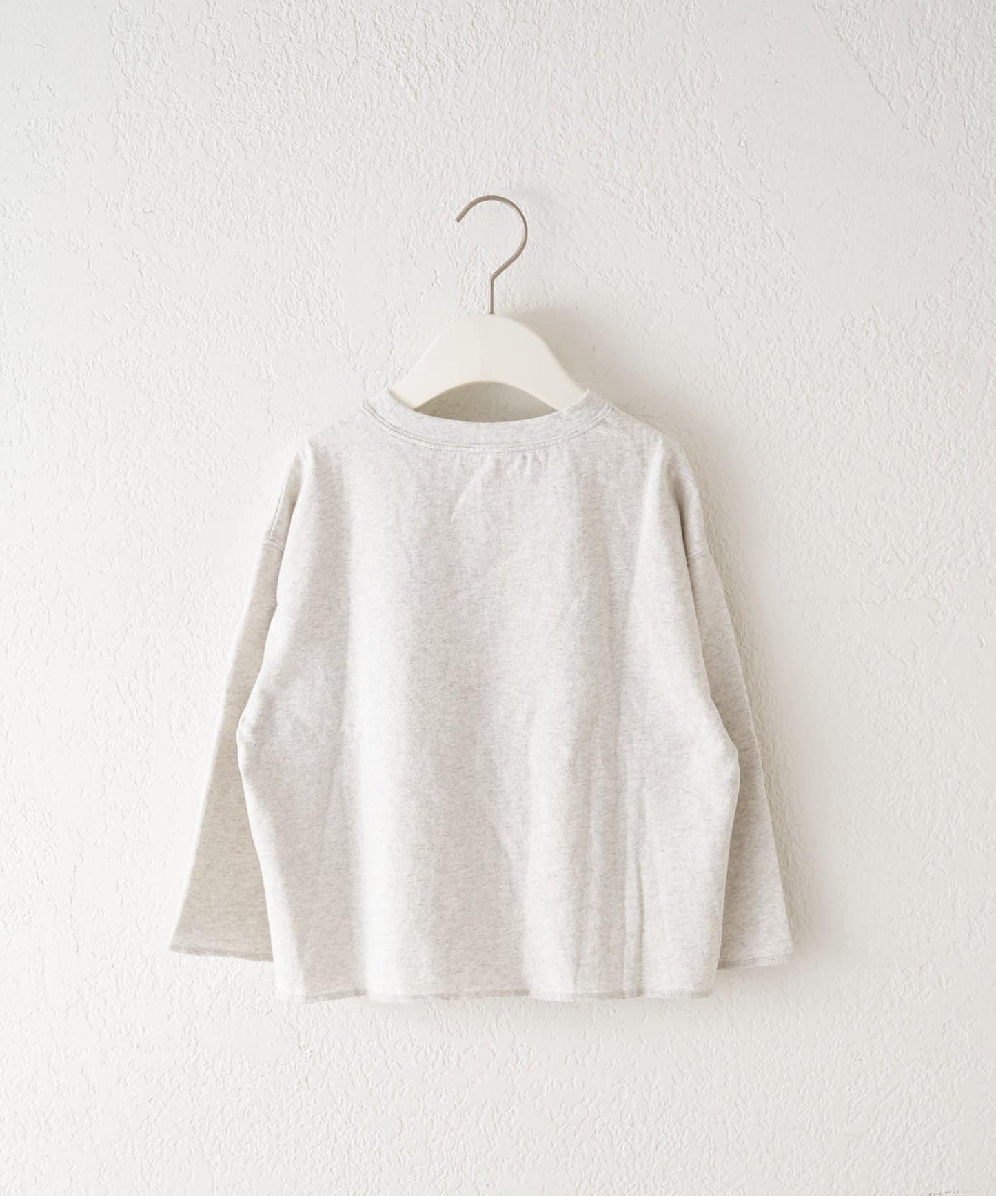 【KIDS】水洗工藝愛心圖案長袖T恤