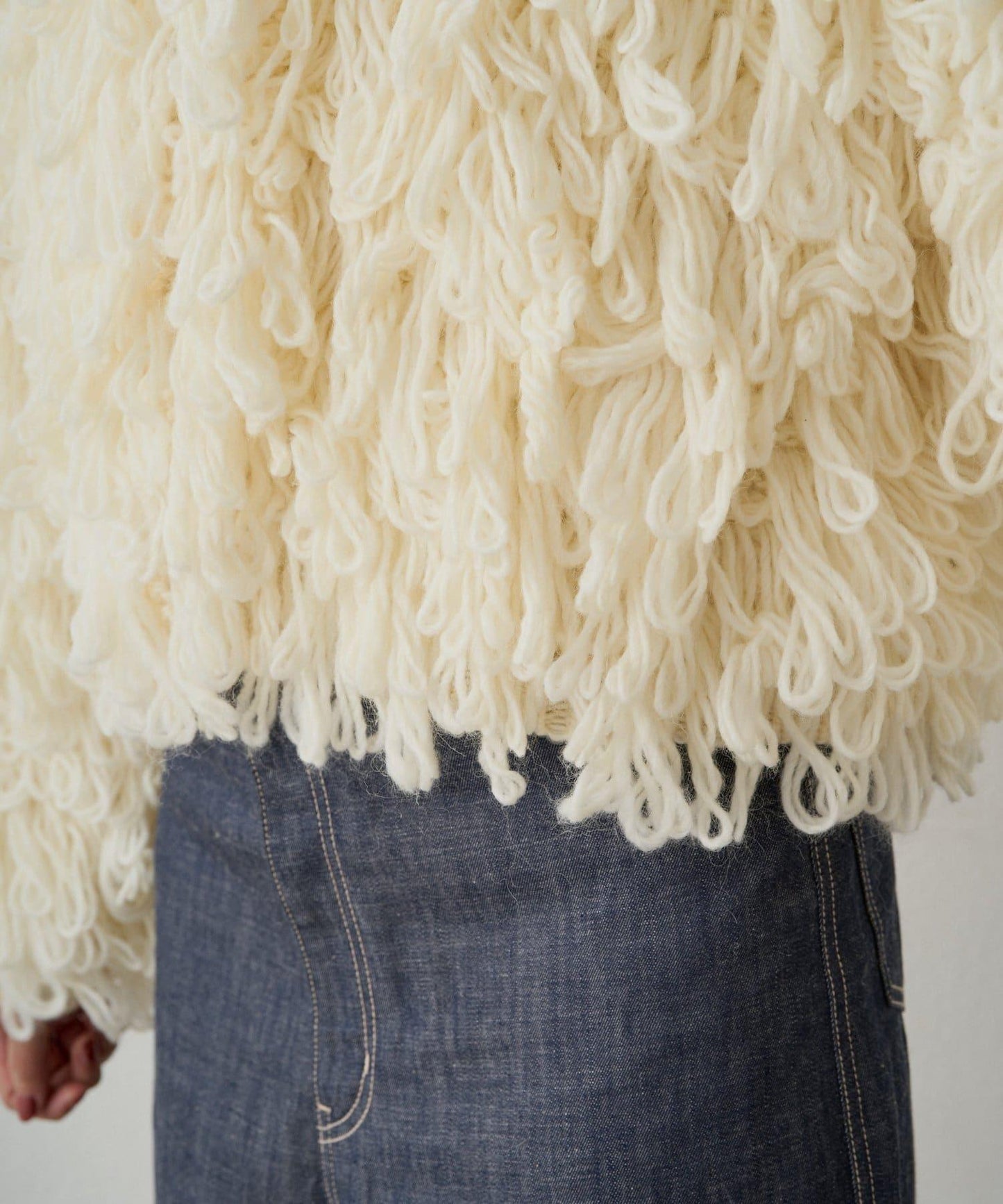 【Loungedress】流蘇針織大衣