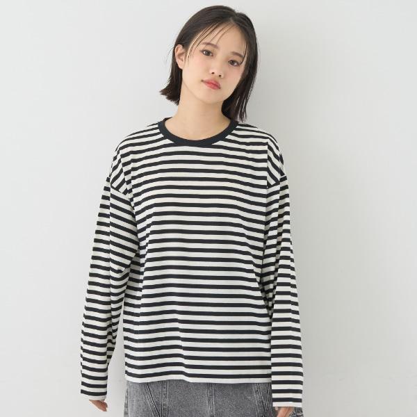 【7days】【吸水速幹/清爽】寬鬆短袖T恤+長袖T恤套裝