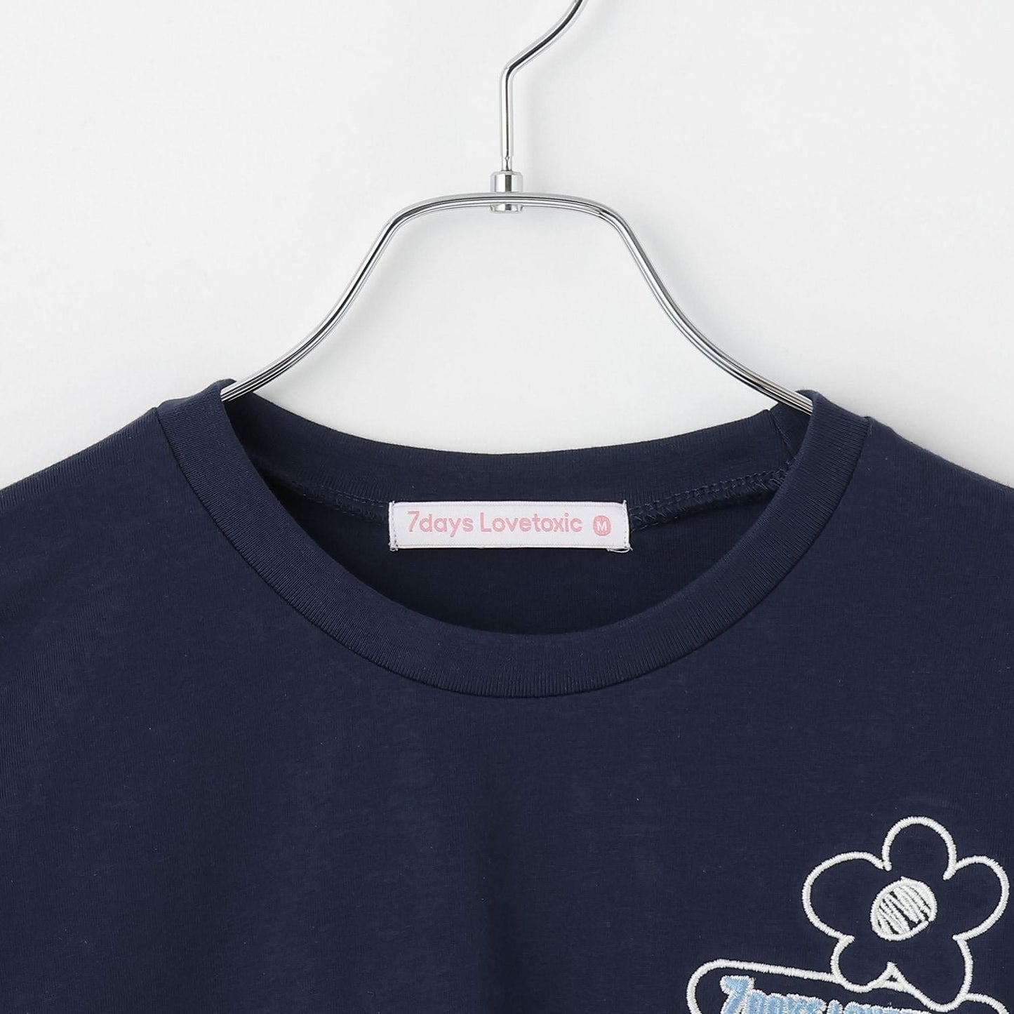 【7days】花卉標誌長袖T恤