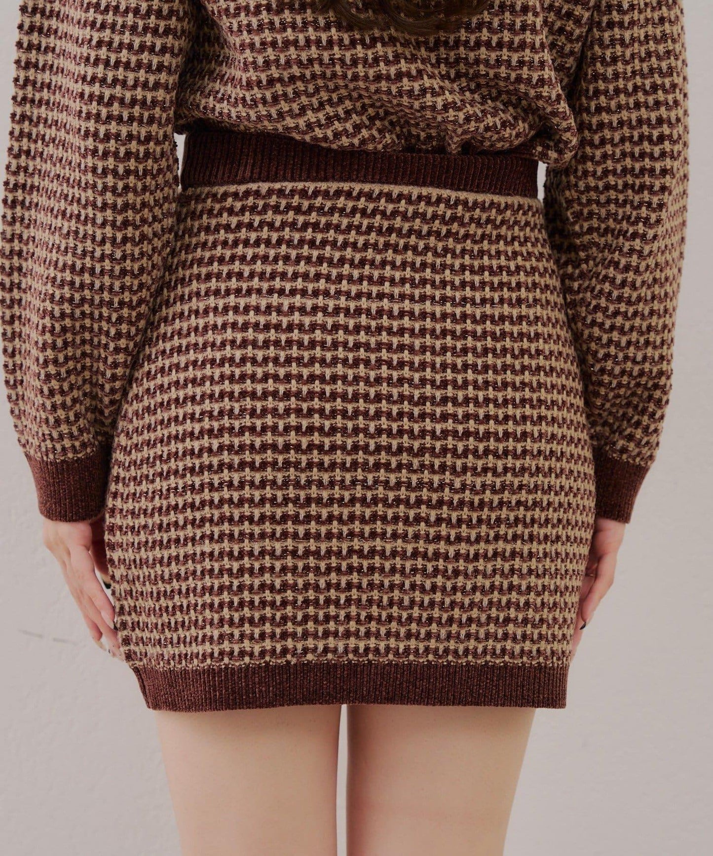 【RMAF】金屬絲亮片粗花呢套裝