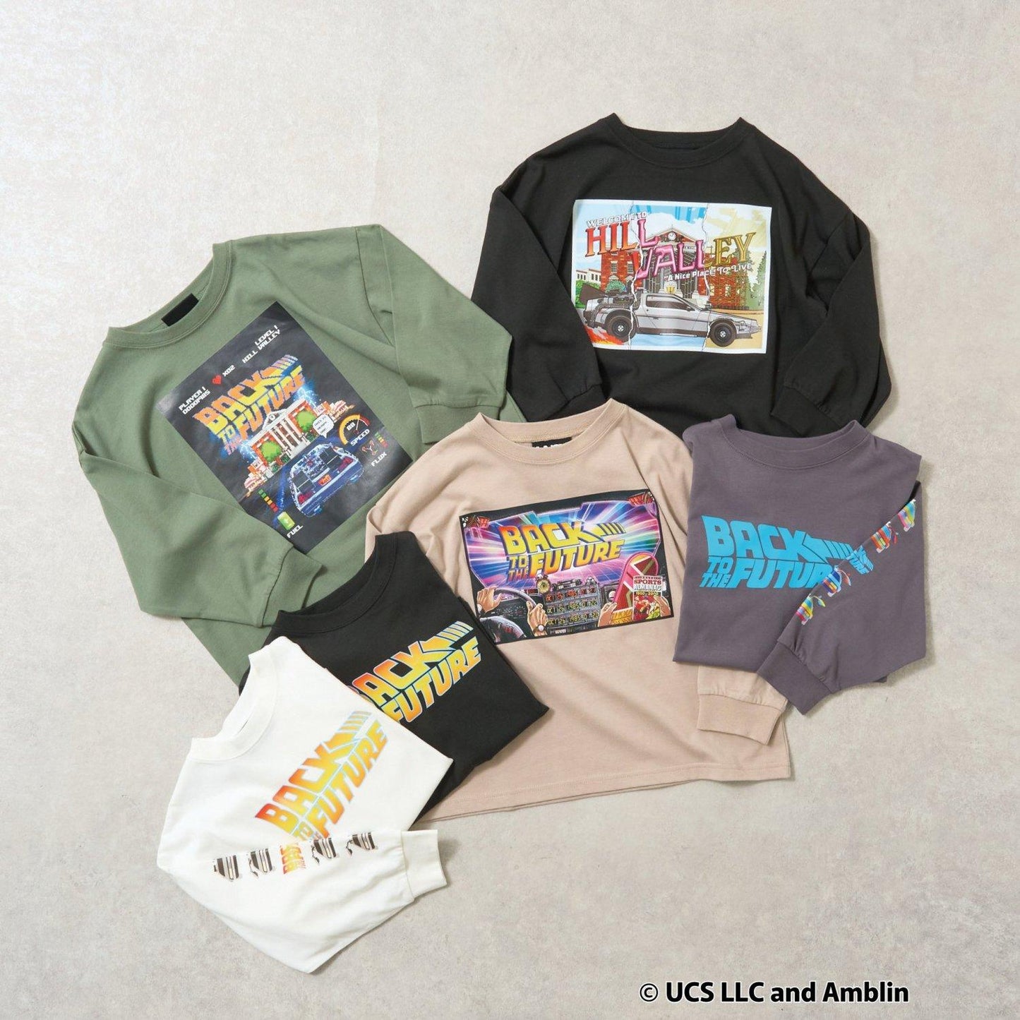 【BACK TO THE FUTURE 40TH】【MNCM】【カイテキ天竺】寬鬆版型多款印花T恤