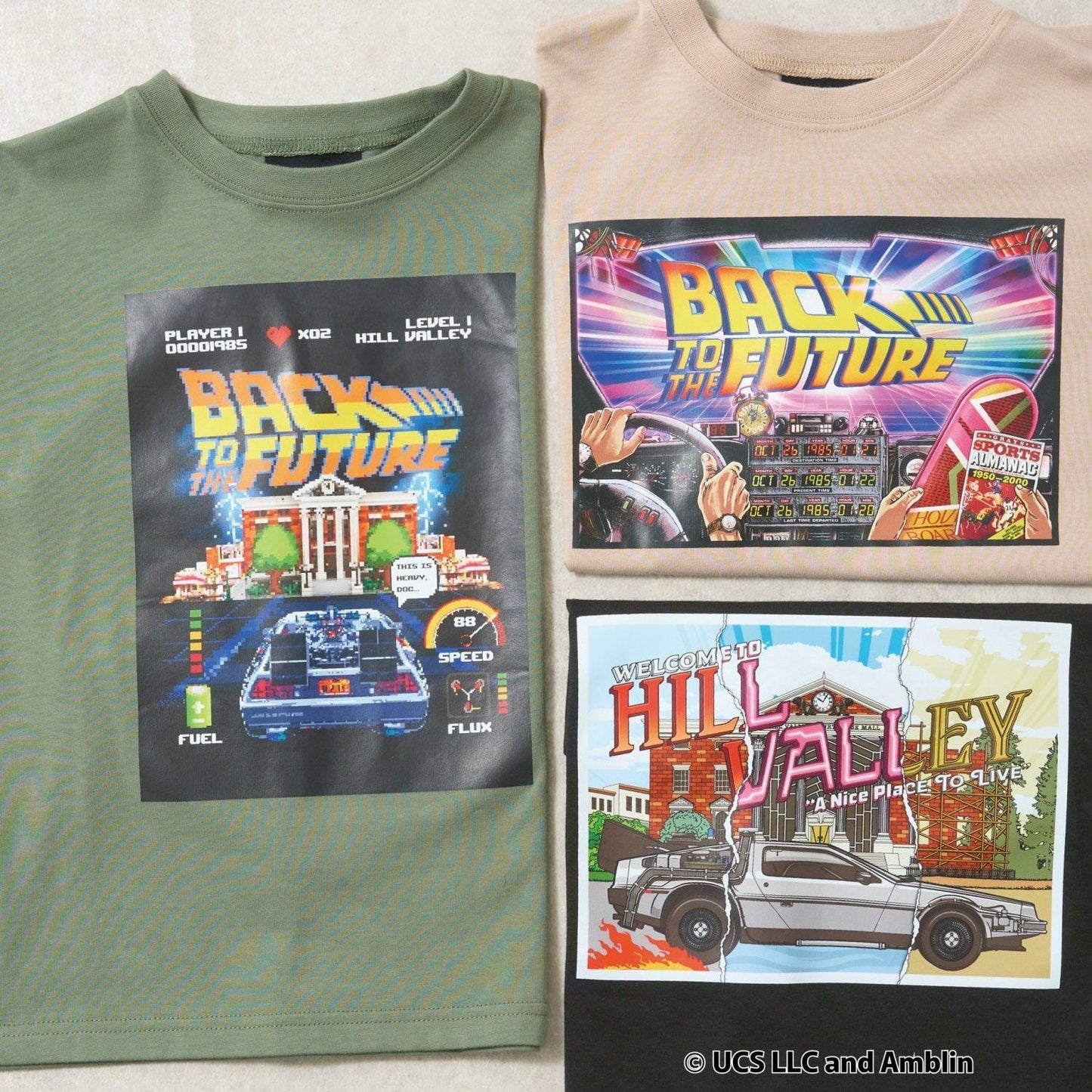 【BACK TO THE FUTURE 40TH】【MNCM】【カイテキ天竺】寬鬆版型多款印花T恤