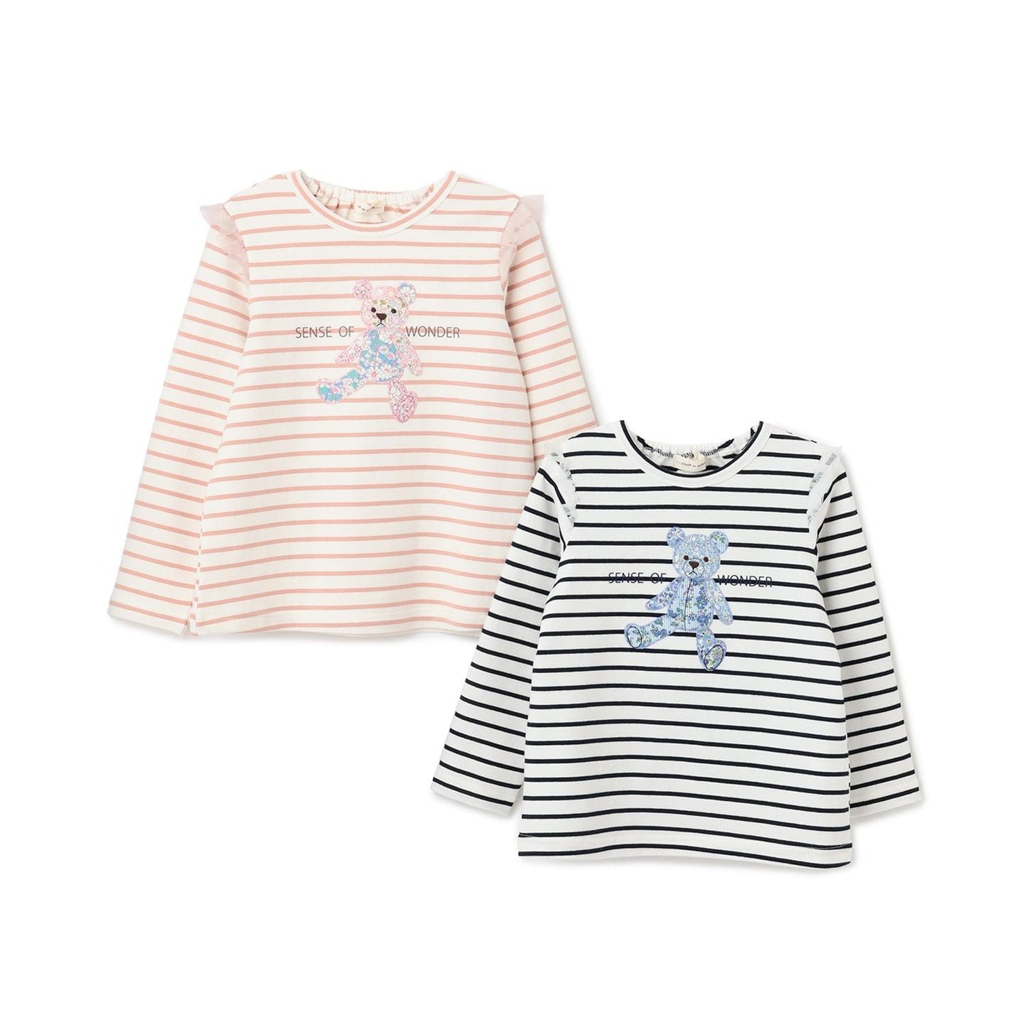 Liberty熊條紋套頭衫