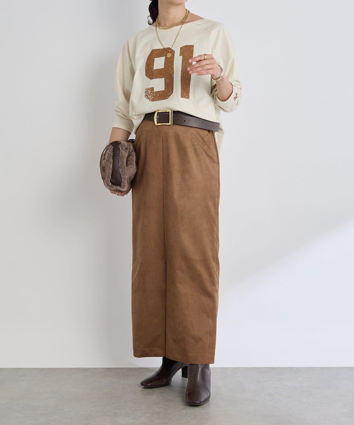 【標誌醒目】Ninety-One 長袖T恤