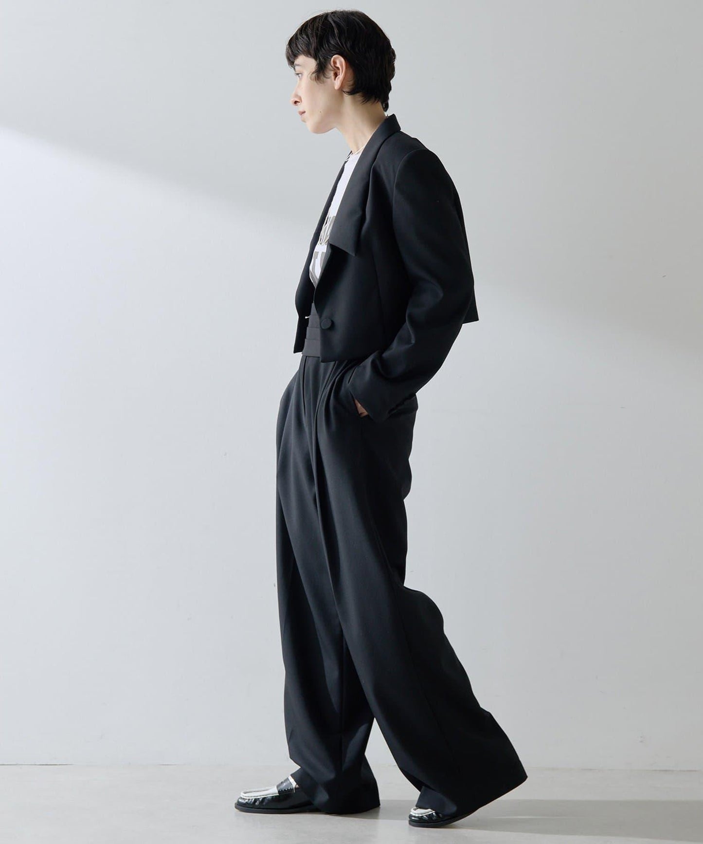 羊毛華達呢西裝夾克