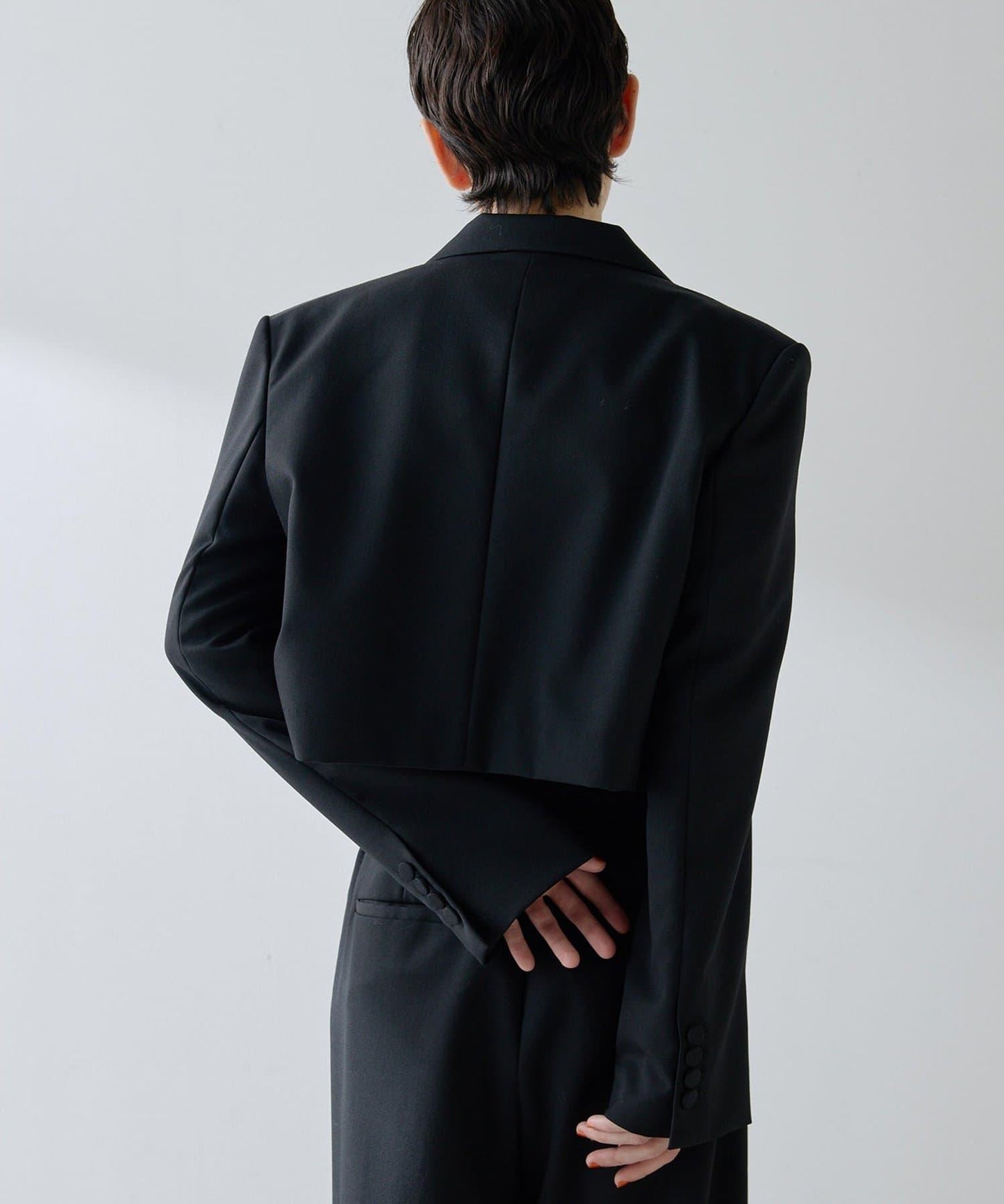 羊毛華達呢西裝夾克