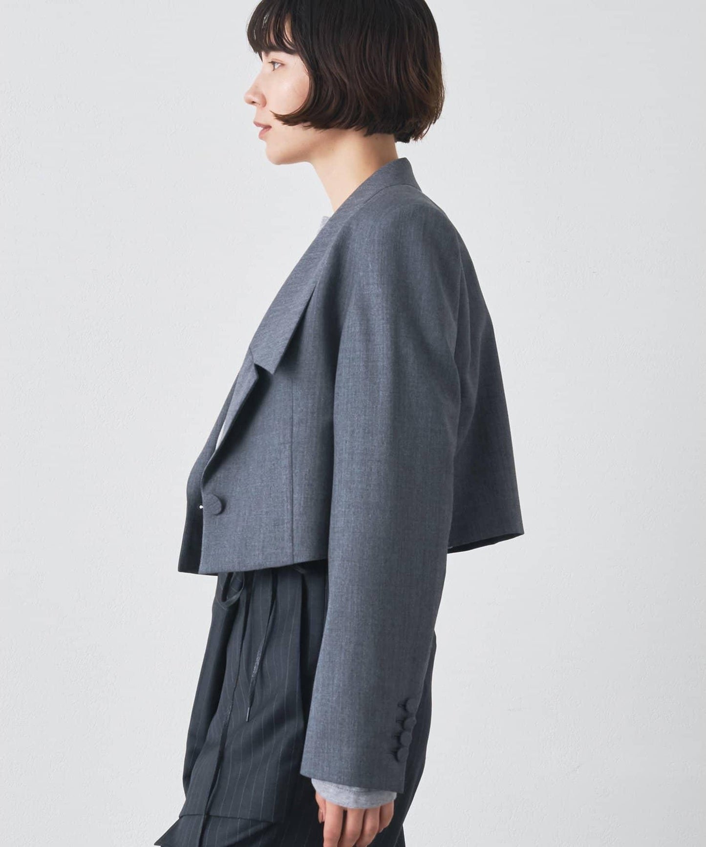 羊毛華達呢西裝夾克