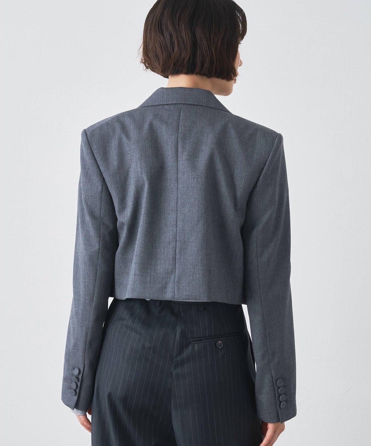 羊毛華達呢西裝夾克