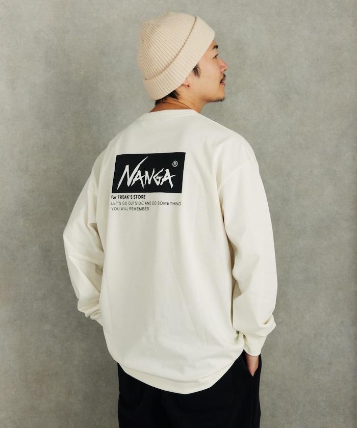 刺繡ECO HYBRID LOGO長袖T恤 環保混紡寬鬆版型長袖刺繡T恤