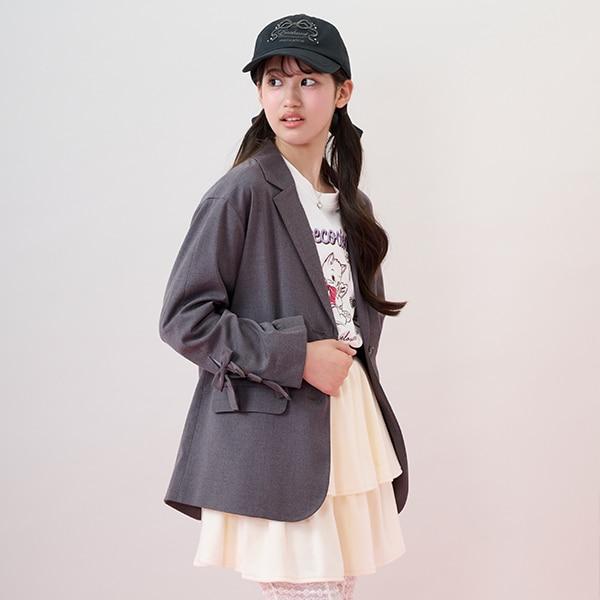 西裝領蝴蝶結夾克