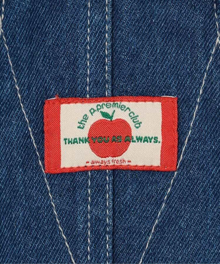 側邊荷葉邊牛仔連衣裙