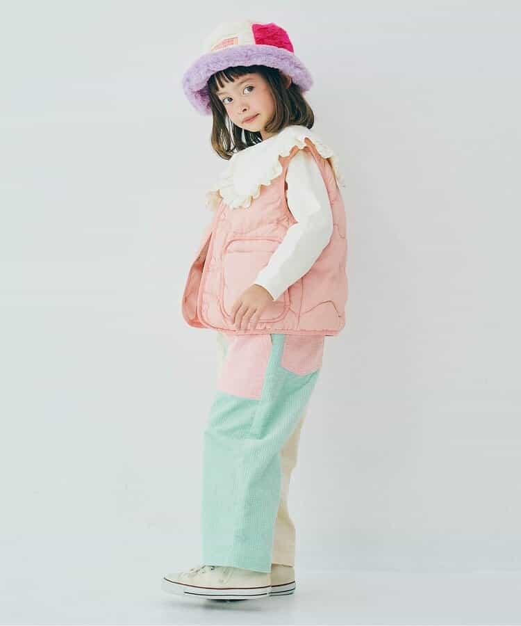 多色仿皮草漁夫帽