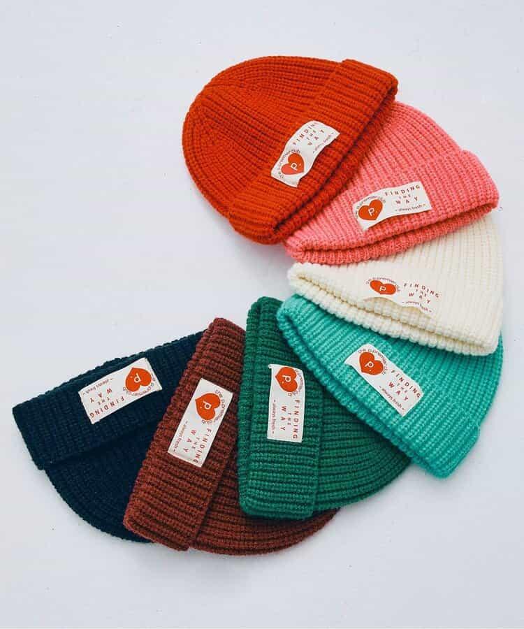 彩色針織毛線帽 針織帽