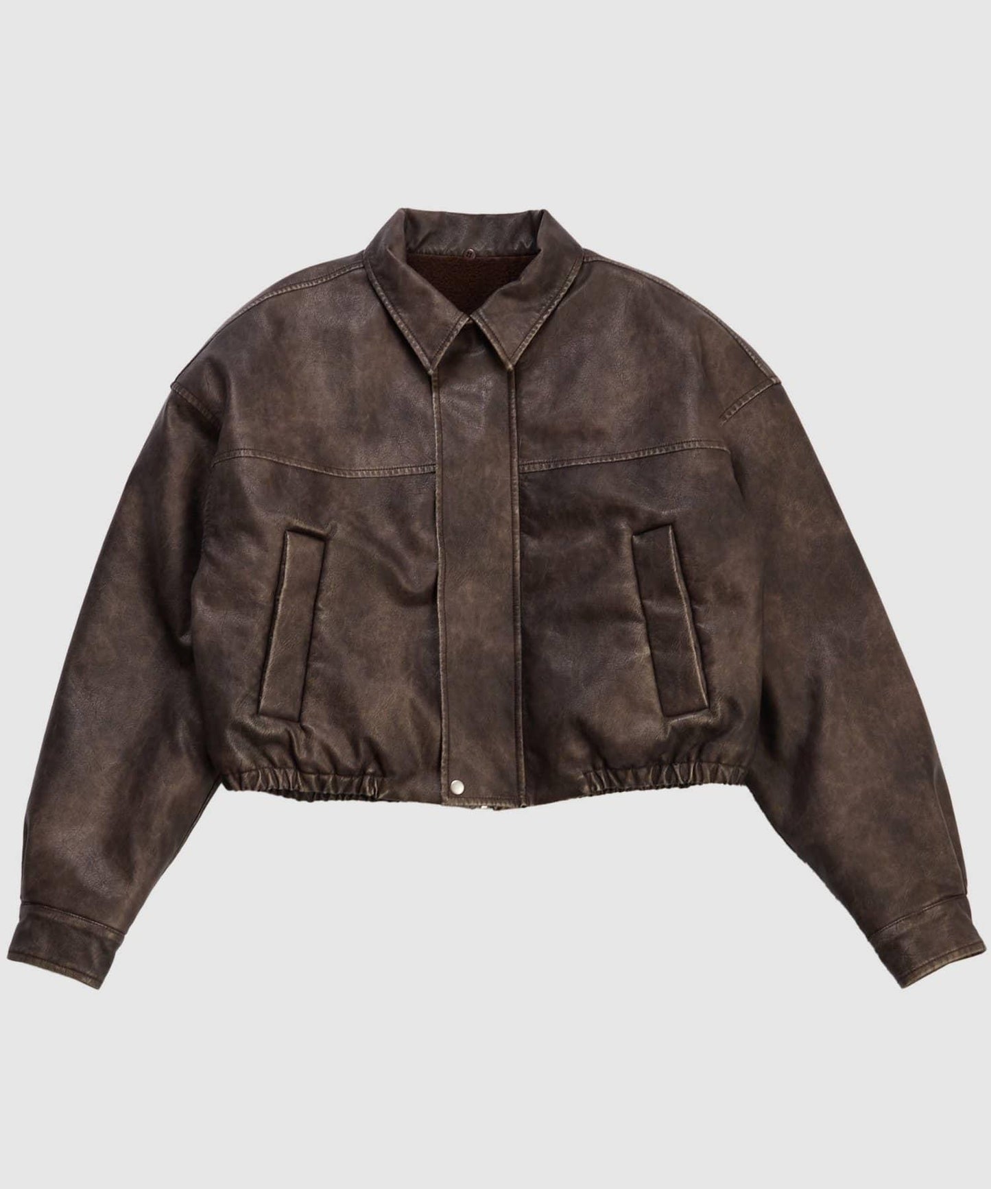 【UNISEX/有尺碼可選】3WAY復古風格皮革羊羔絨夾克