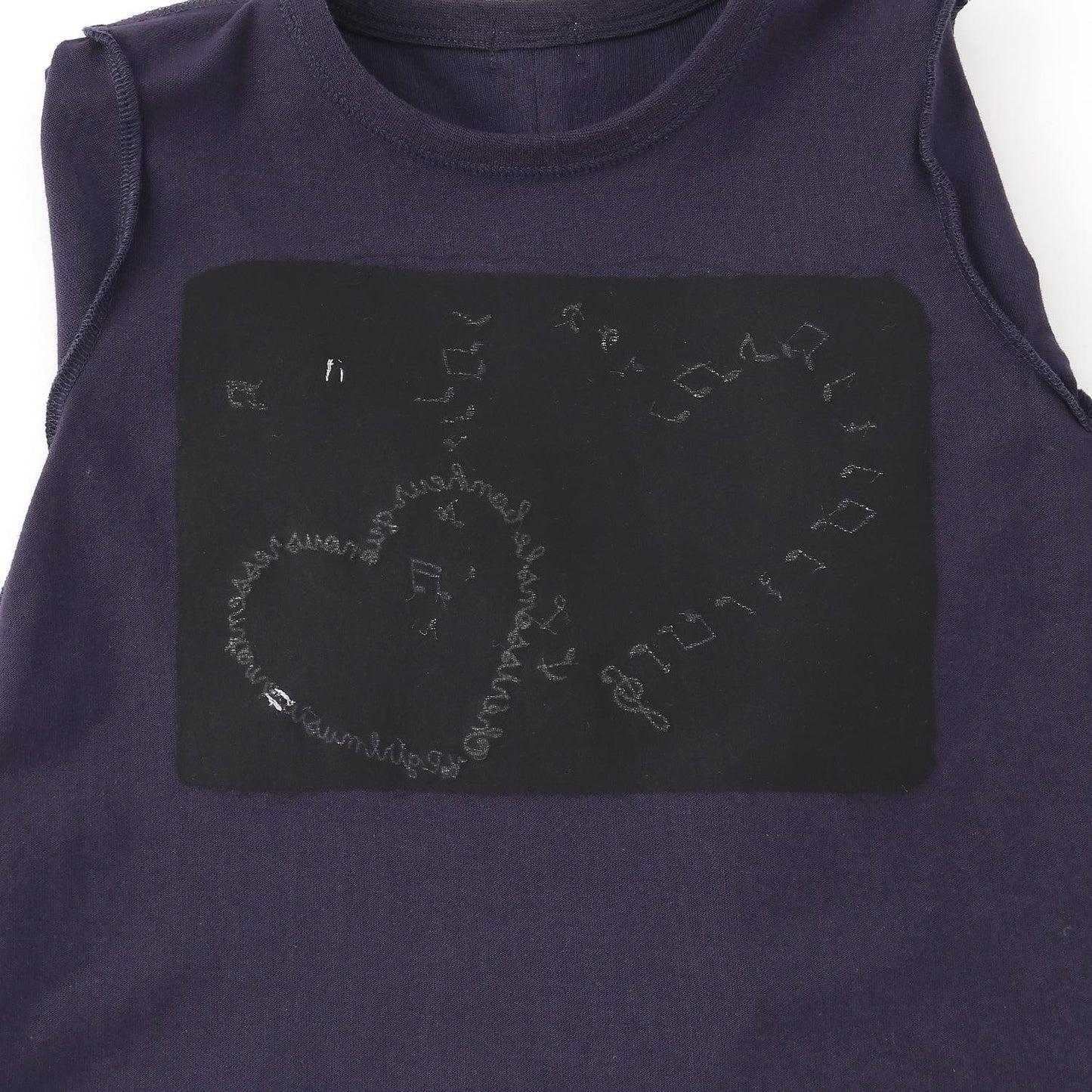 愛心與音樂圖案長袖T恤