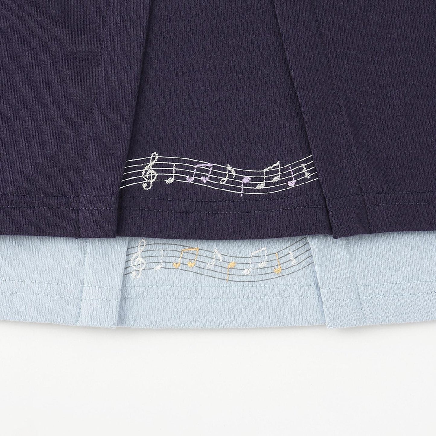 愛心與音樂圖案長袖T恤