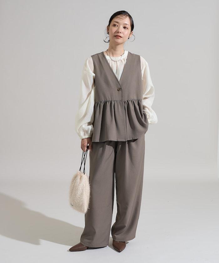 【3件套單品~トリオット系列~】襯衫夾克套裝 三件套