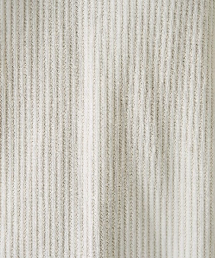 【套裝商品】華夫格長袖T恤與吊帶背心套裝