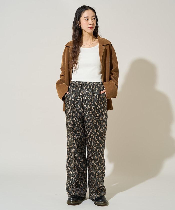 花卉提花長褲<可搭配套裝>