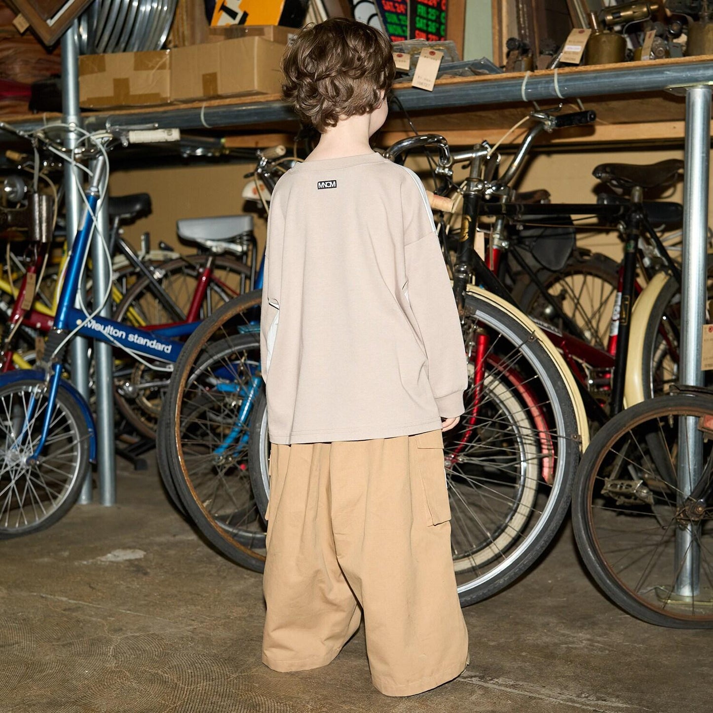 【MNCM】【舒適天竺棉】拼色寬鬆T恤