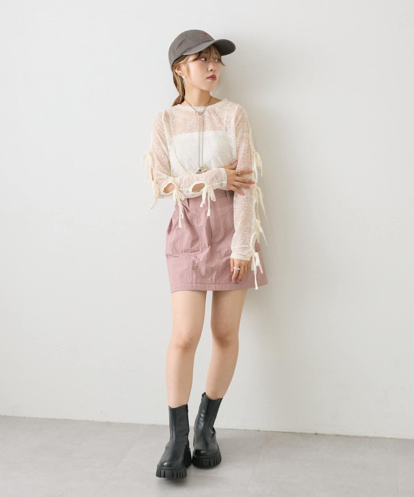 【w closet】多功能工裝裙
