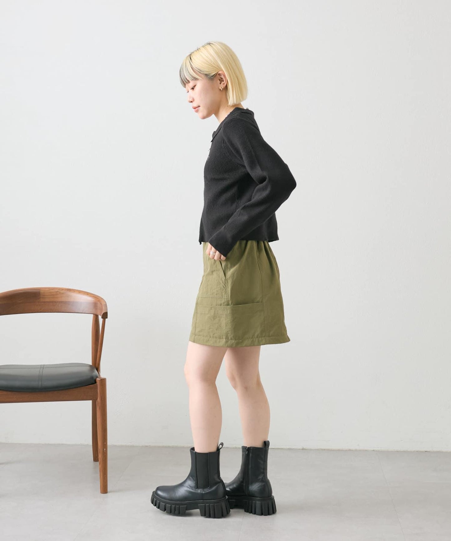 【w closet】多功能工裝裙