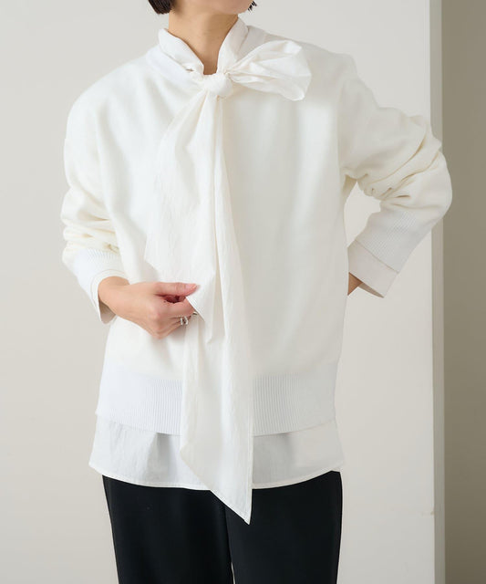 【Omekashi】順滑圓領針織衫