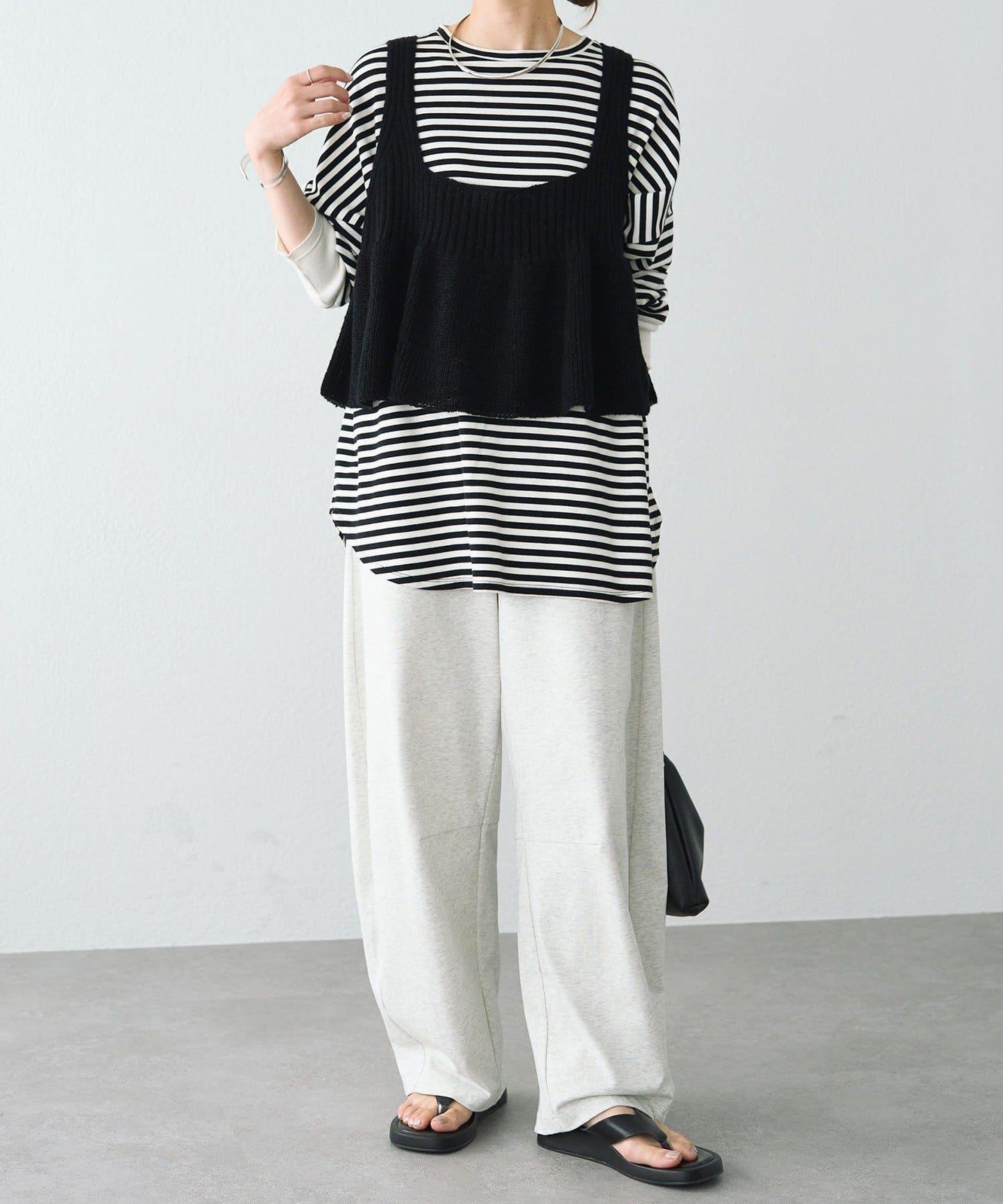 【25AW新色展開/リバイバル】ニットフレアビスチェ