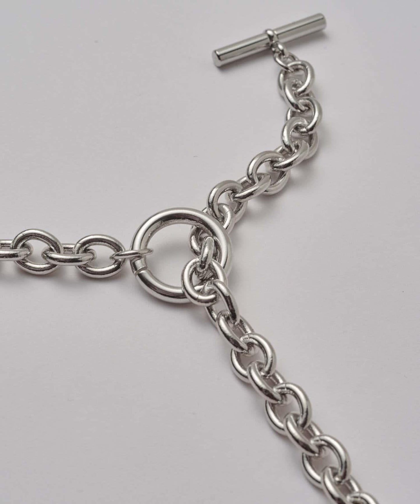 Ah Necklace / 02(拼接鏈條項鍊)