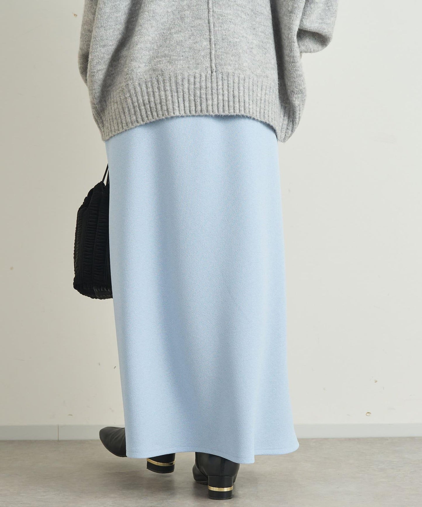 【un dix cors】雪紡面料荷葉邊半身裙