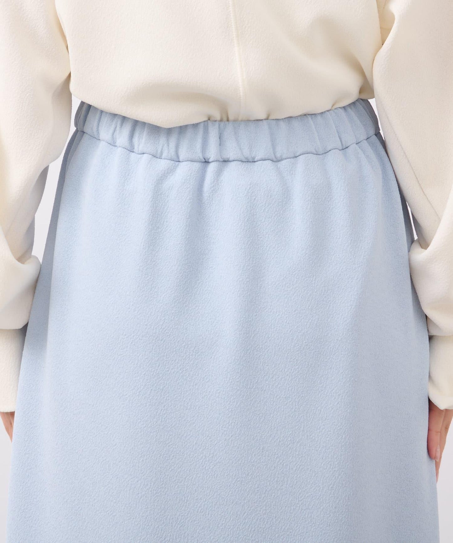 【un dix cors】雪紡面料荷葉邊半身裙