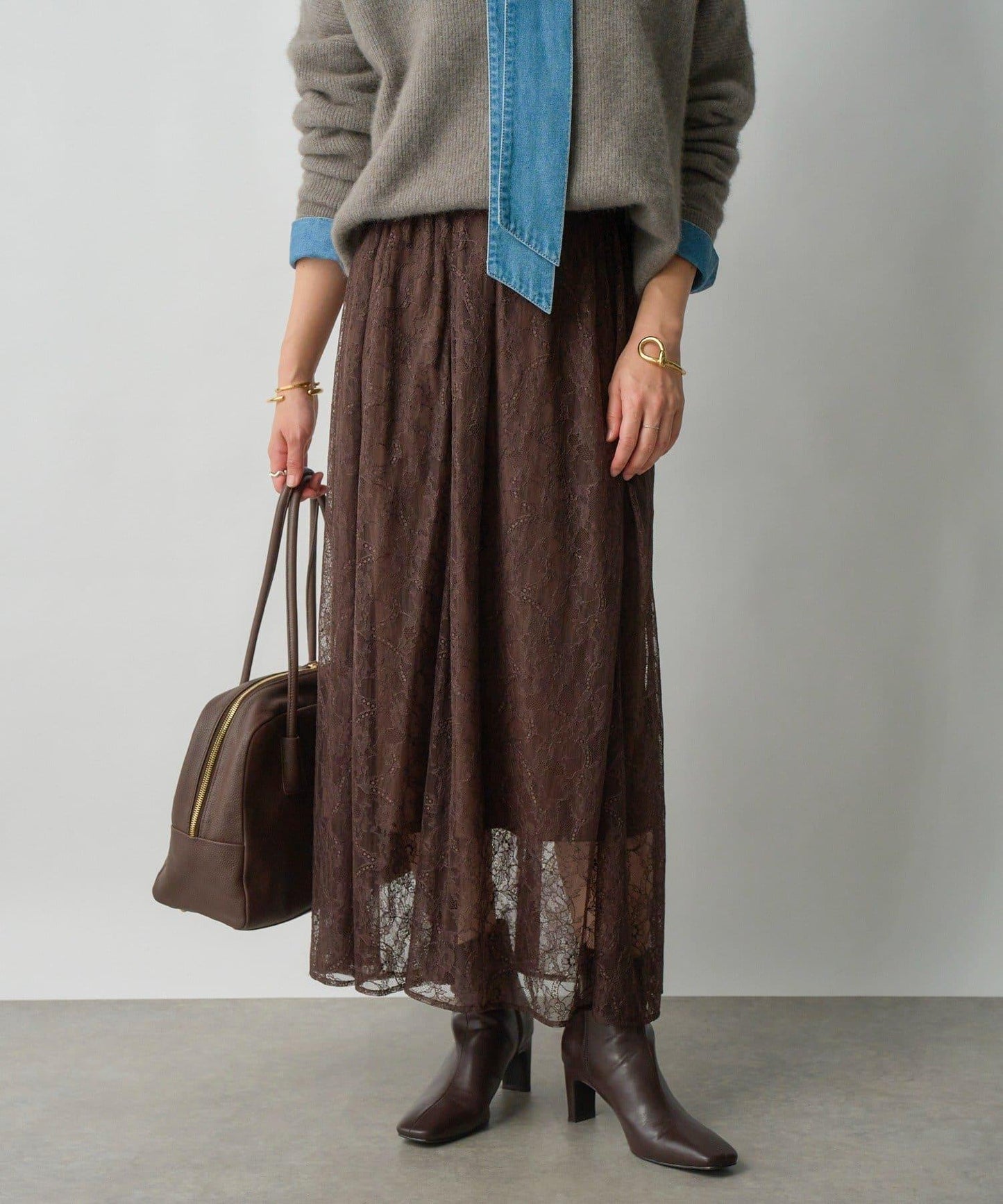 【多種搭配】蕾絲美人魚裙