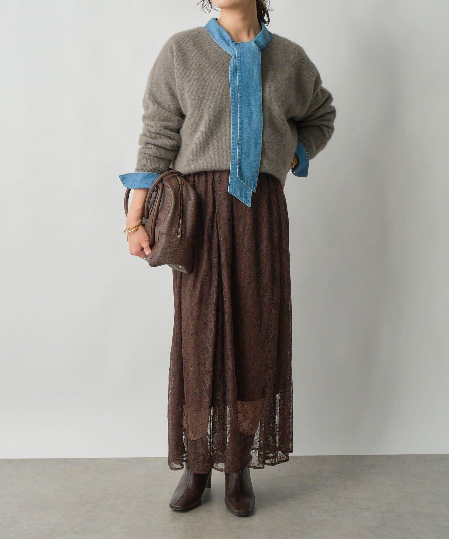 【多種搭配】蕾絲美人魚裙