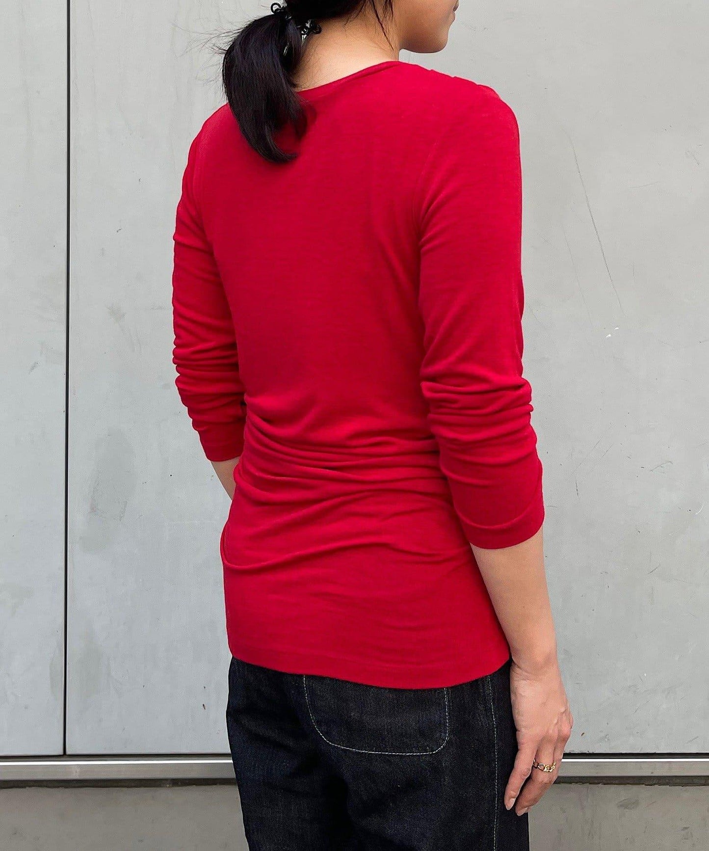 【疊穿套裝】褶皺T恤&半身裙