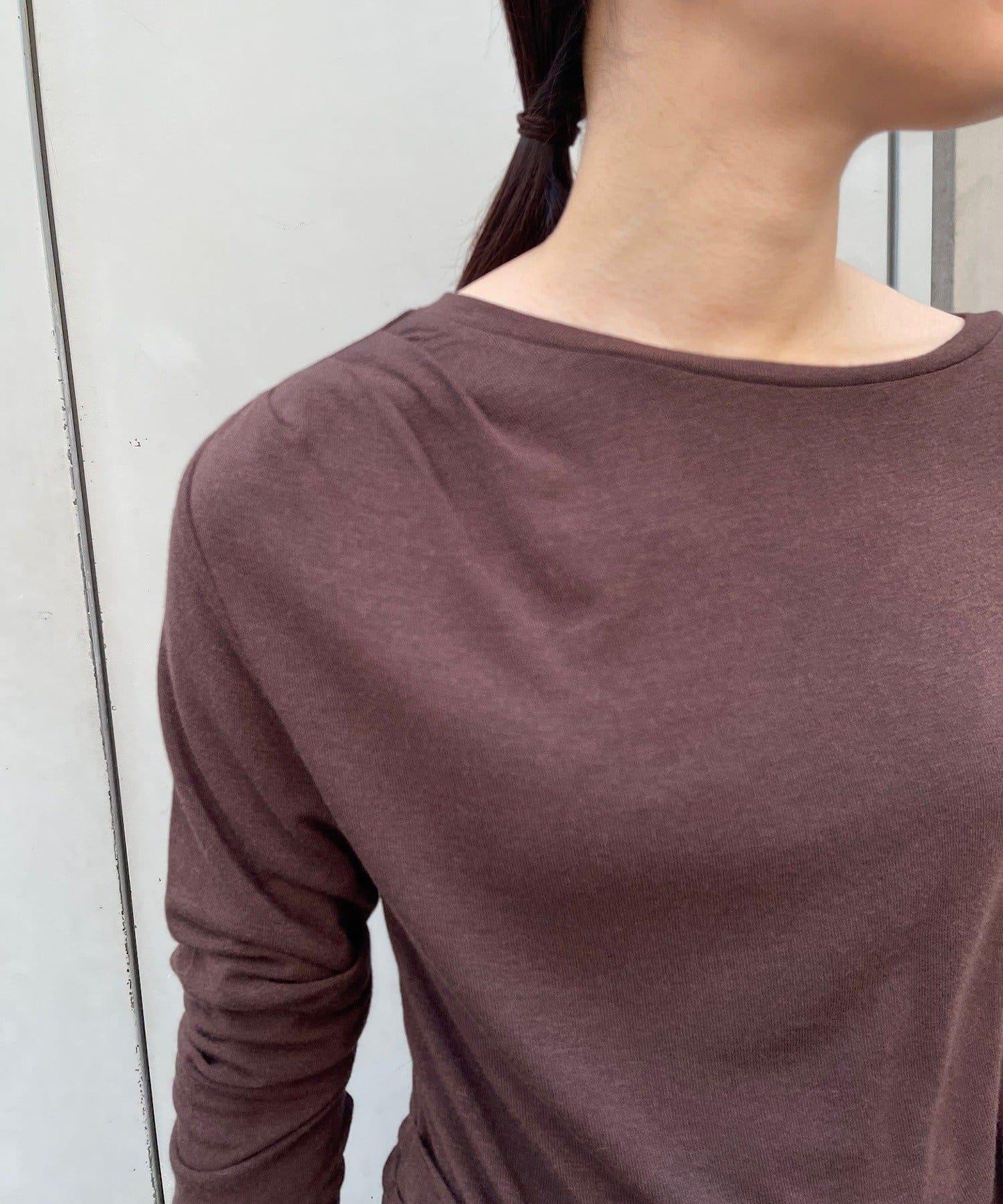 【疊穿套裝】褶皺T恤&半身裙