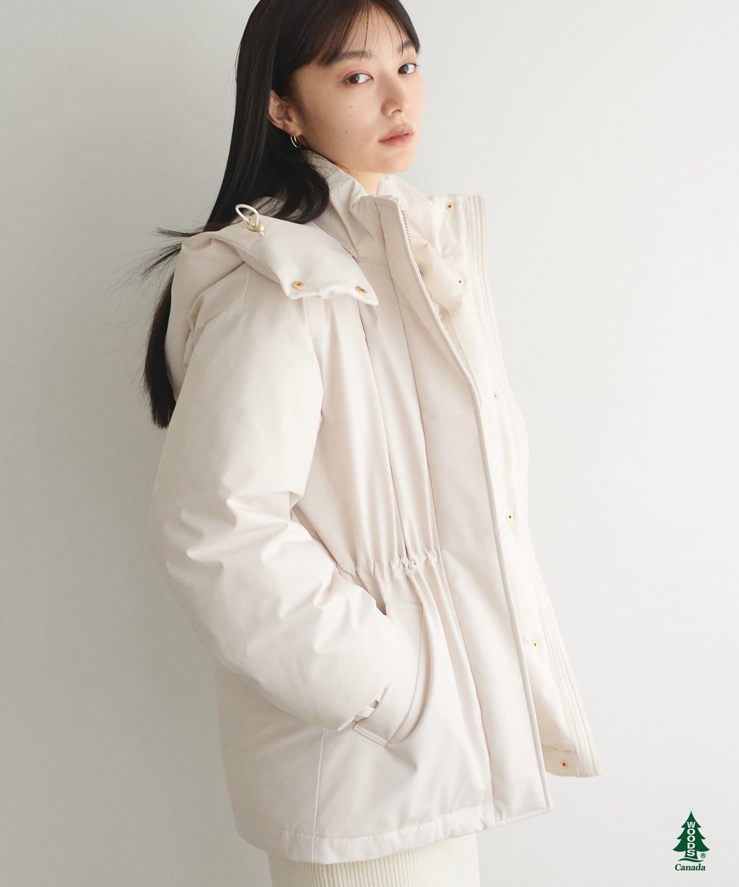 【WOODS CANADA × natural couture】中長款羽絨服