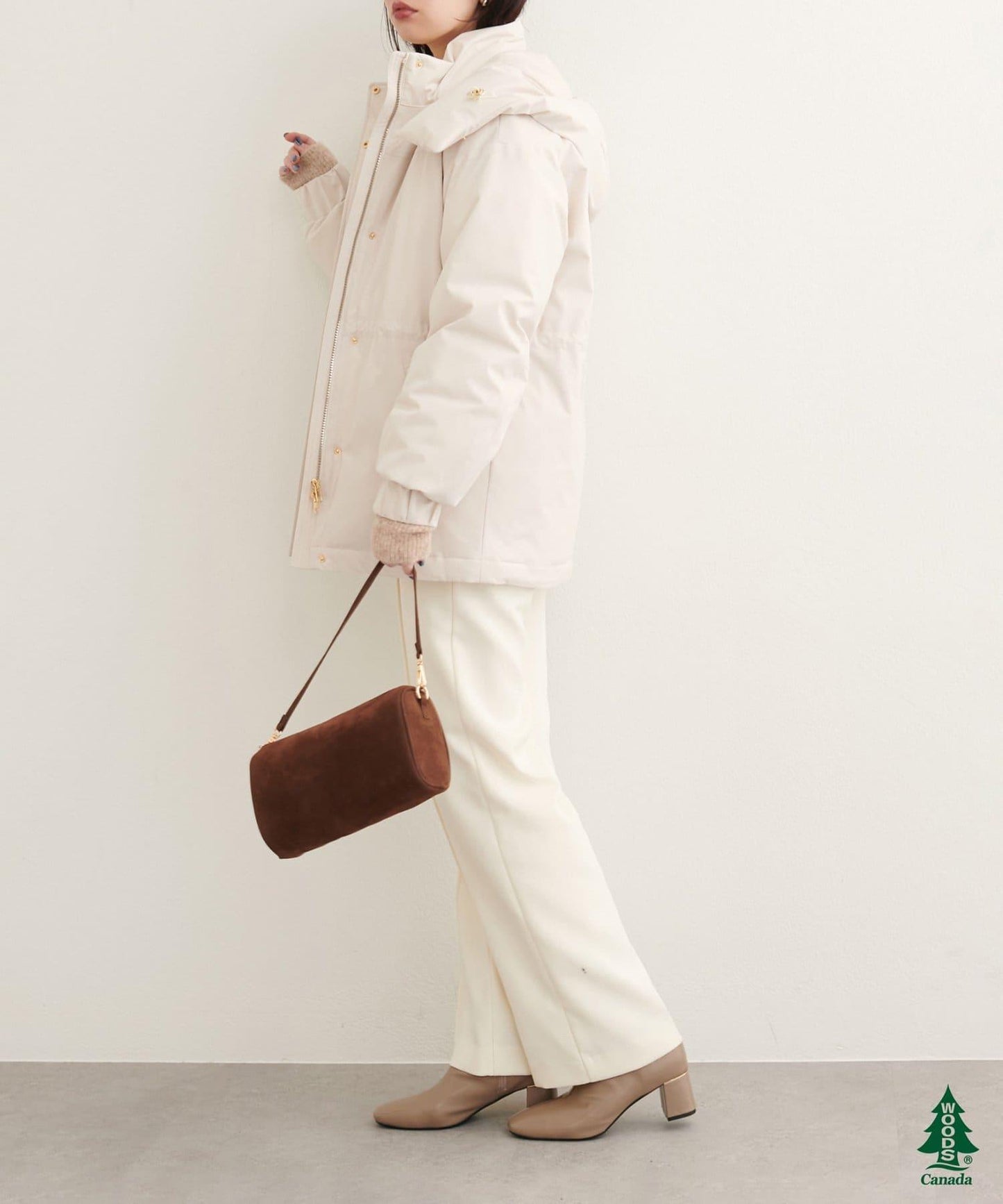 【WOODS CANADA × natural couture】中長款羽絨服