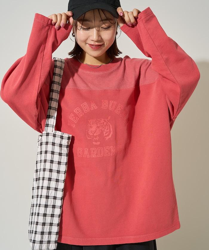 拼接印花工藝套頭衫